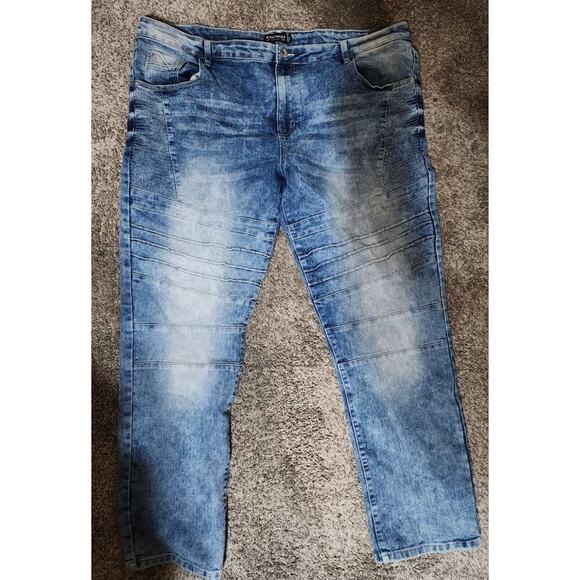 Southpole Jeans Mens Size 44x30 Light Washed Out Blue Stretch Hip Hop VintageY2K - Picture 3 of 7